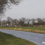 Gemert - Alle beken in Gemert komen uit in de Aa. In de verte ligt links de Koksehoeve, vanouds een herberg bij de oversteekplaats.